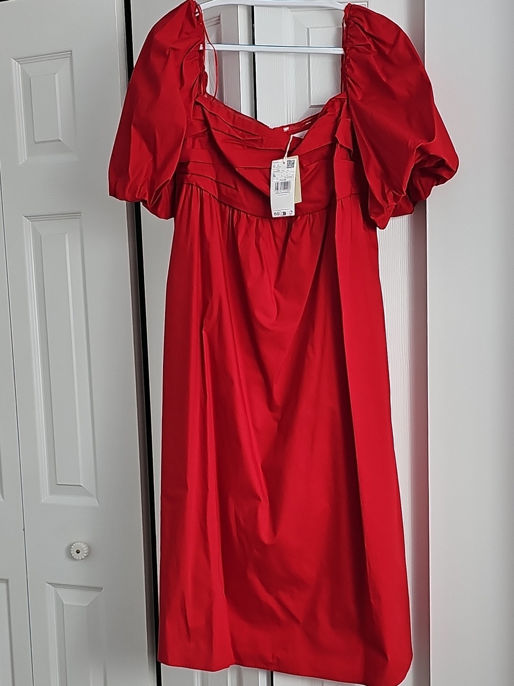 Mango Red Dress with White Brand Tag